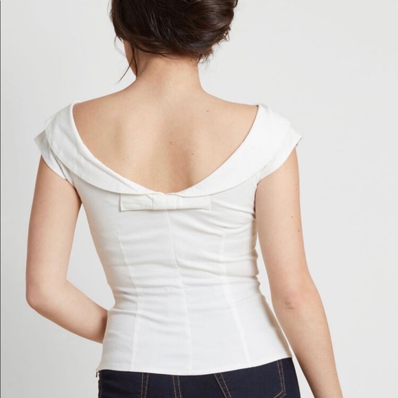 NWT Collectif x ModCloth Let’s Get Groovin’ Crop Top - Picture 2 of 7